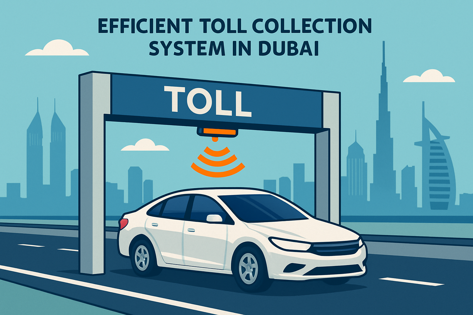 Efficient toll collection system in Dubai